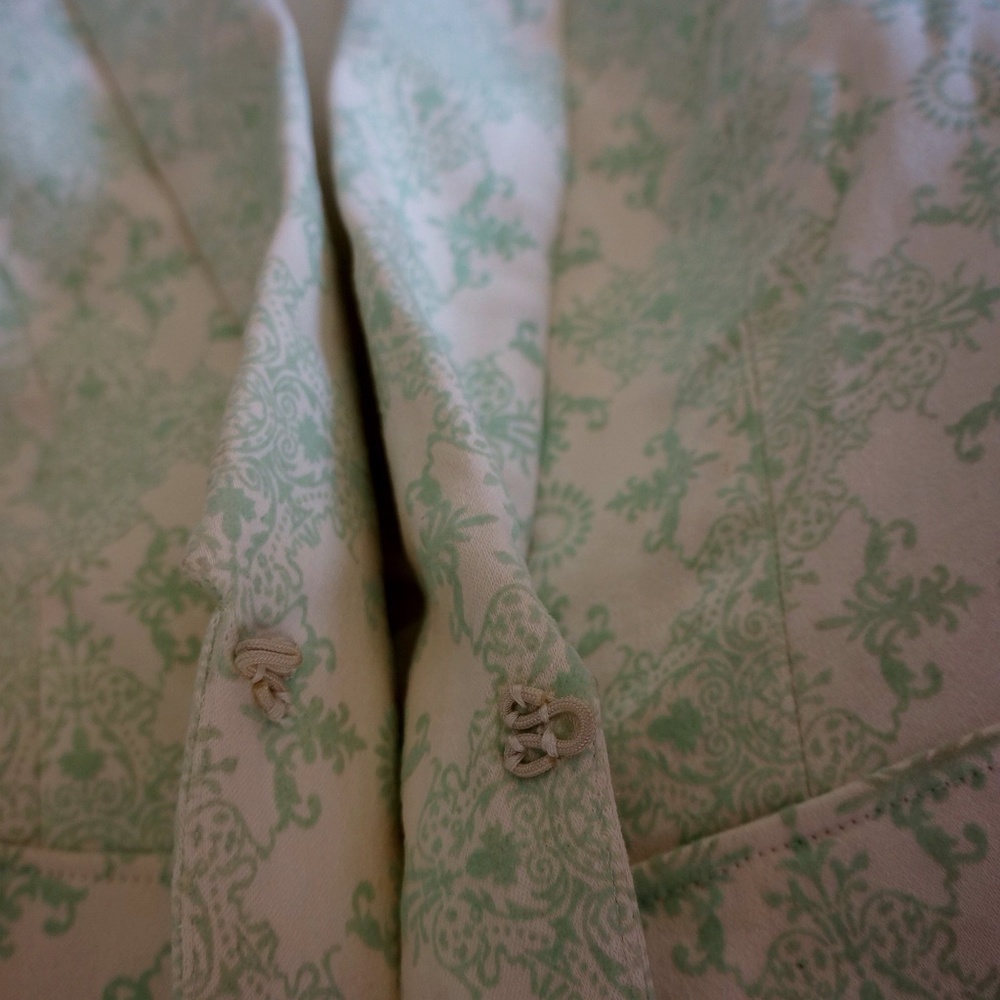 White, Mint velvet print blazer